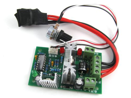 1pcs ccm2 10v 12v 24v 30v dc motor speed control pwm controller reversing switch for sale