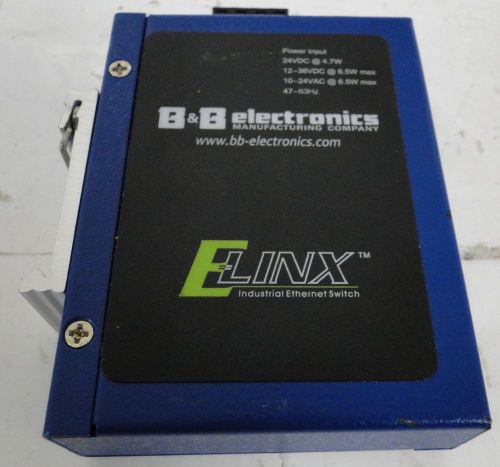 B&amp;b electronics esw105 10/100 unmanaged industrial ethernet switch for sale