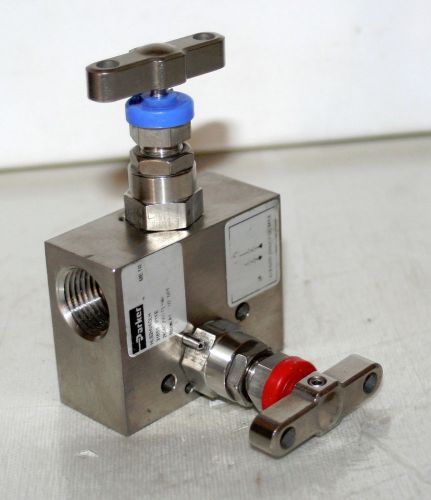 1/2&#034; npt 2-valve manifold  parker hls2hvsdlh for sale
