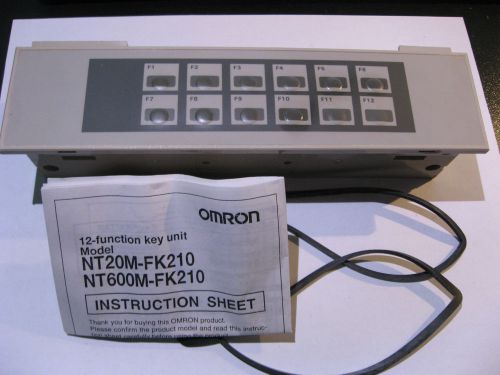 Omron NT20M-FK210 Function Key Add-On Unit for Interactive Display  - Used