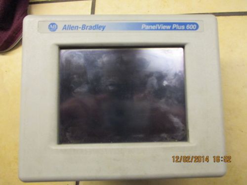 Allen Bradley 2711PC-T6C20 D  PanelView Plus 600 Panel View Touch Screen for PLC