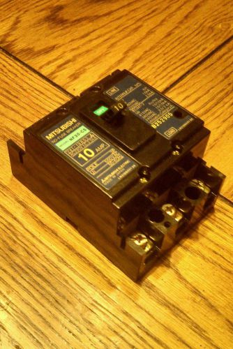 MITSUBISHI NF30-CS Circuit Breaker 10 Amps, 3 Pole