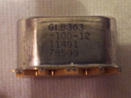 Relay glb363-100-12,  loopback; grnd shld; smt; sensitive coil (1) for sale