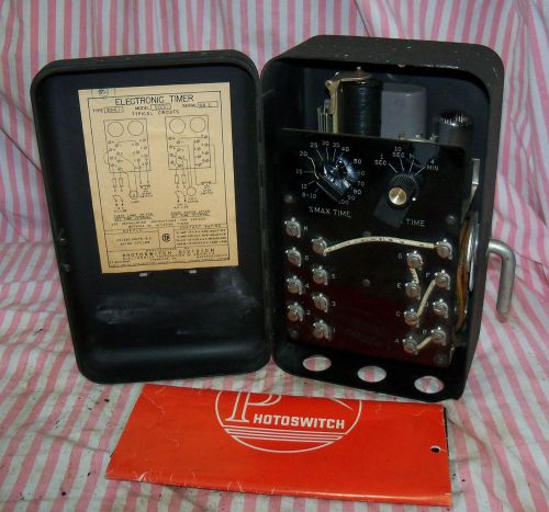 Vintage industrial timer photoswitch electronic timer 30hl1 interval automation for sale