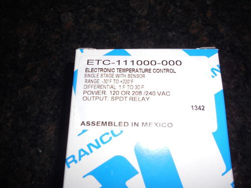 Ranco ETC-111000 Electric Temperature Control