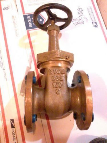 W &amp; o valve b62 150 bronze flanged 2&#034;  gate valve for sale