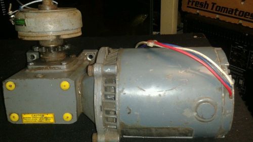 115 volt motor with gear box and clu