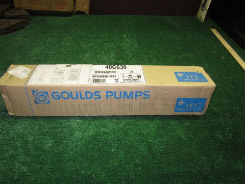 ITT Goulds 40GS30 40 gal min 4&#034; Submersible Pump New in Box - No Motor