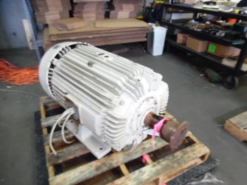 Toshiba 100hp induction motor, fr 444t, v 230/460, rpm 1175, sn: h-10213-2, used for sale