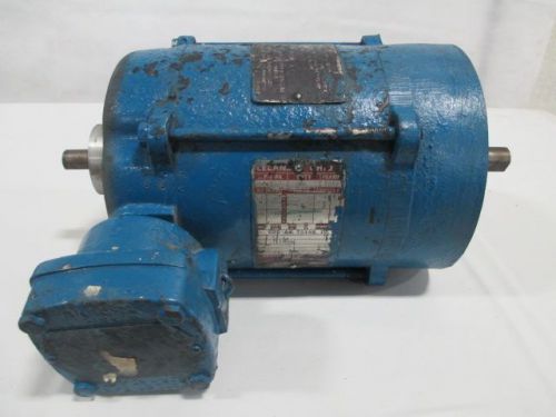 HOWELL AC 3/4HP 230/460V-AC 1725RPM 2D56 3PH ELECTRIC MOTOR D211112