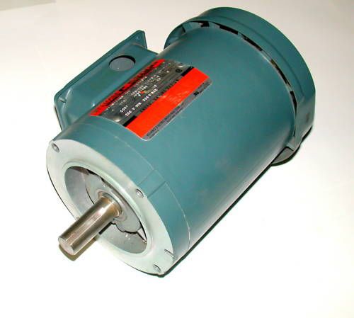 3 reliance 3 phase ac motors 1 hp model p14h1448s for sale