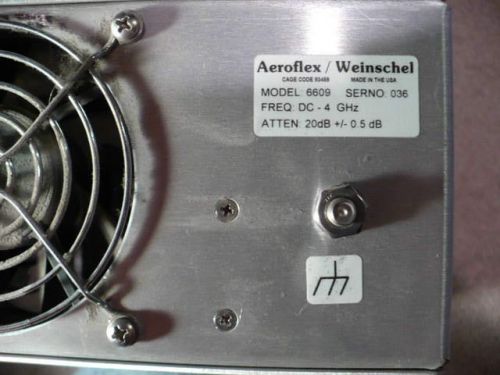 Aeroflex Weinschel multi channel RF attenuator Model 6556 4 Ghz