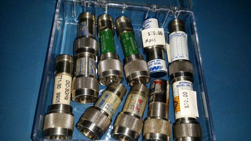 Midwest, HP,Narda Attenuators &amp; Terminations Assorted Lot of 12 items