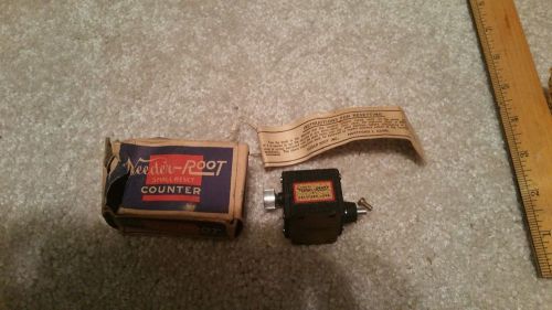 Vintage VEEDER ROOT Small Reset Mechanical Counter
