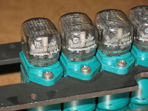 HP burroughs NIXIE tubes set of (3) B-5991 or HP 1970-0009 NOS