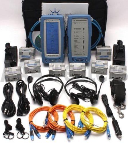 Agilent wirescope pro n2640a cat6 ghz sm mm fiber cable analyzer for sale