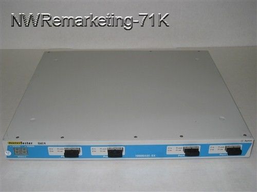 Agilent GbE/4 4Port 1000BASESX Router Tester E7904A 90Day Warranty Free Shipping