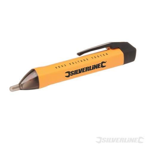 Silverline 140Mm Non Contact Ac Voltage Detector 50-1000V Frequency 50-500Hz
