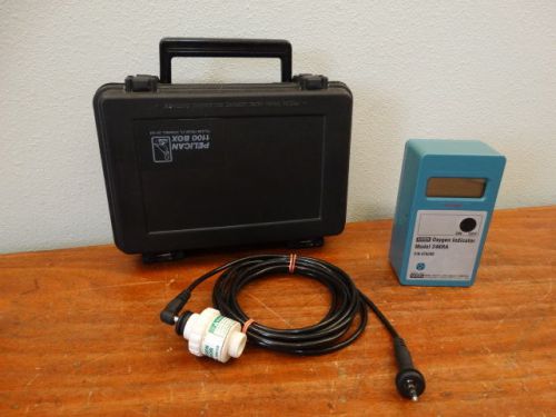 Msa 246ra oxygen indicator tester w/ pelican case for sale
