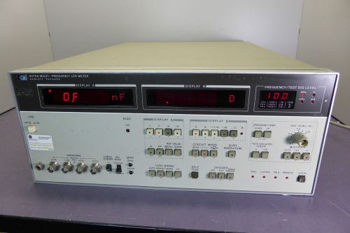 Agilent / HP 4275A Multi-Frequency LCR Meter + Option 001, HAS ERRORS