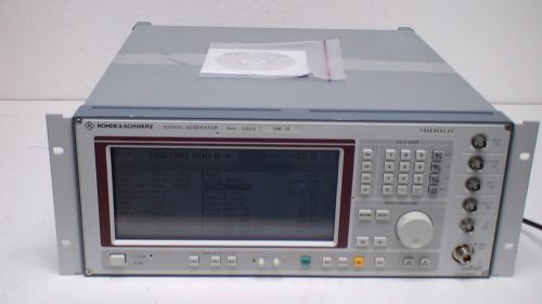 Rohde &amp; Schwarz  SME03 5 KHz - 3 GHz RF Signal Generator w/op B1, B2, B5, B11, +