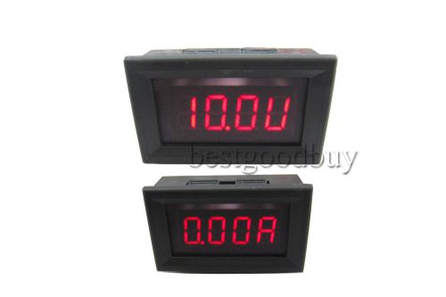 Dc 4-30v/2a red digital voltage current voltmeter ammeter volt amp panel meter for sale