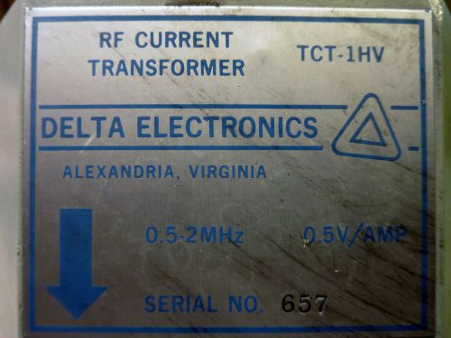 Delta Electronics RF Ammeter System TCT/TCA