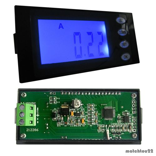 5 in 1 digital combo panel meter dc100v30a volt amp kwh watt working time for sale