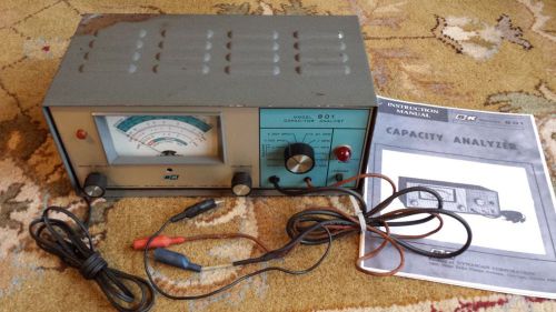 B &amp; k model 801 capacitor analyst with manual for sale