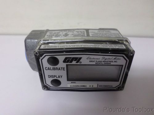 New Great Plains Industries Electronic Digital Flow Meter, A104GMA100NA1