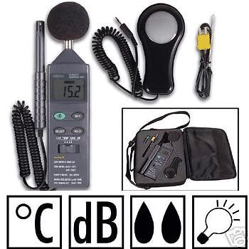 DVM401 — 4-in-1 DMM: Sound, Lux, Humidity &amp; Temp. Meter