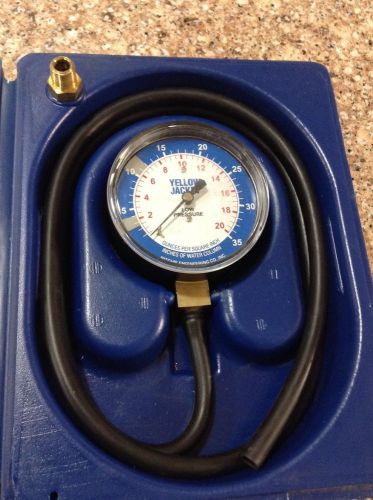 Yellow jacket 78060 gas pressure test kit 0-35&#034; w.c. for sale