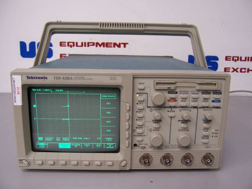 8412 tektronix tds 420a 4 channel oscilloscope 200 mhz 100ms/s for sale