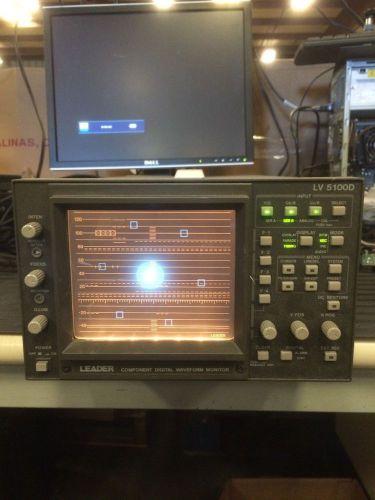 Leader LV 5100D Component Digital Waveform Vector Monitor, LV5100D