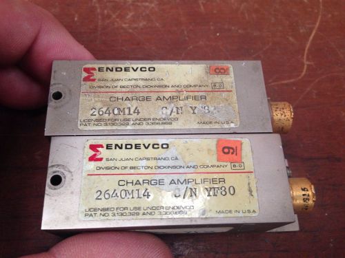 Endevco Charge Amplifier 2640m14 Lot Of 2