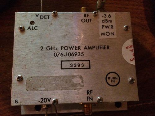 Harris 2 GHz power amplifier 076-106935