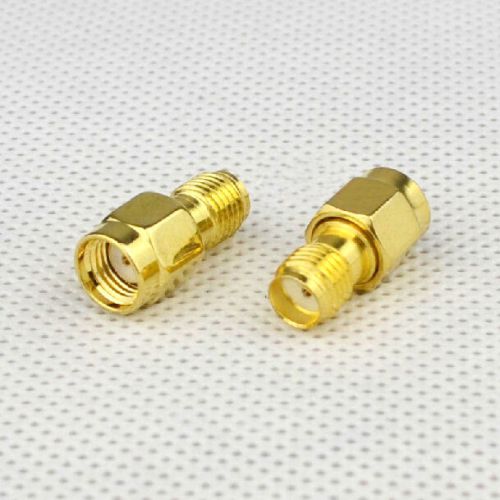 40pcs Copper RP-SMA male TO SMA female jack center RF coaxial adapter connector