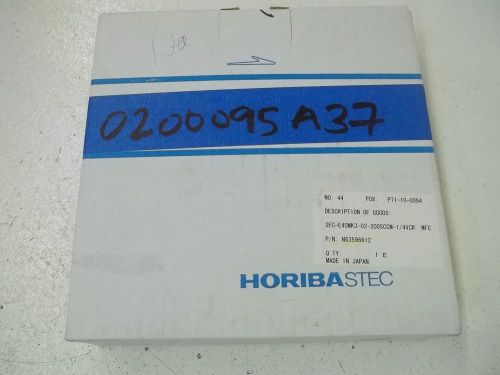 HORIBA SEC-E40MK3-02-200SCCM-1/4VCR FLOW CONTROLLER *NEW IN A BOX*