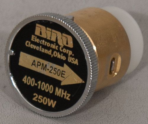 Bird APM-250E 250 W 400-1000 MHz Wattmeter Element/Slug for APM-16