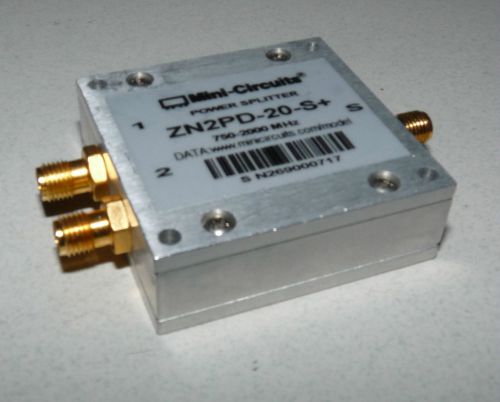 MINI-CIRCUITS ZN2PD-20-S+ POWER SPLITTER COMBINER SMA CONNECT POWERWAVE