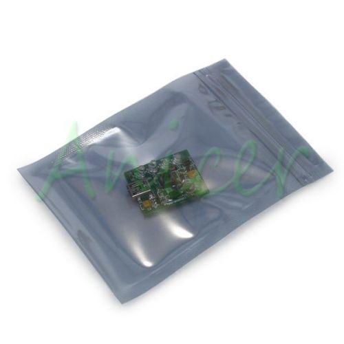 10pcs anti-static esd pack zip lock antistatic shielding bags 120x80mm for sale