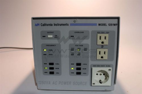 CALIFORNIA INSTRUMENTS 1251WP 1250VA AC POWER SOURCE usz