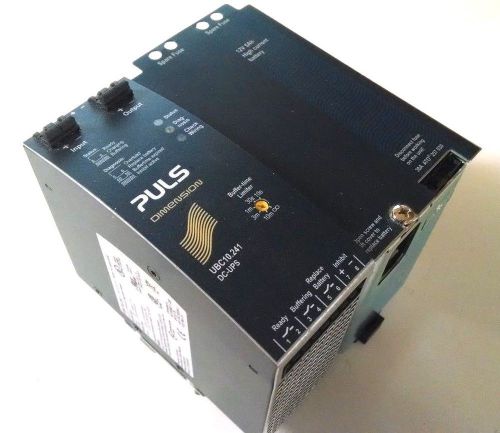 Puls dimension ubc10.241 ups dc 24v 10a new w/ integrated battery for sale
