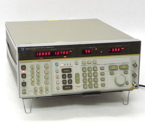 Hp agilent 8662a synthesized rf signal generator 10khz-1280mhz w/opt 003 parts for sale