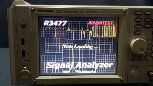 Advantest r3477 rf spectrum analyzer 9khz to 13.5ghz option inclusion for sale
