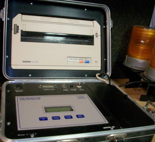 New powertronic portable power line quality disturbance voltage logger w printer for sale