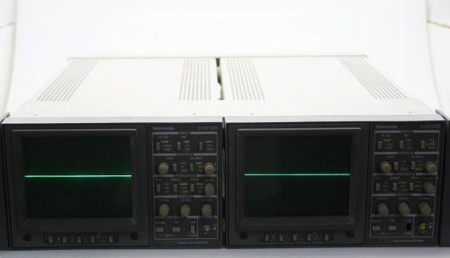 Tektronix 1735 Waveform Video Signal Monitor Dual Rack  TESTED
