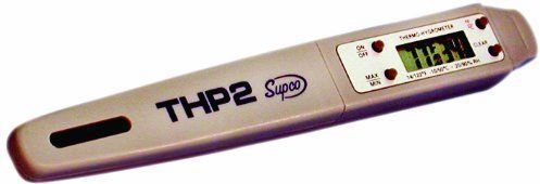 Dual display thermo hygrometer pen to 122 degrees thp2 for sale