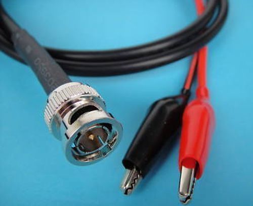 2pcs coaxial cable bnc male to crocodile clip test lead,blc ay for sale