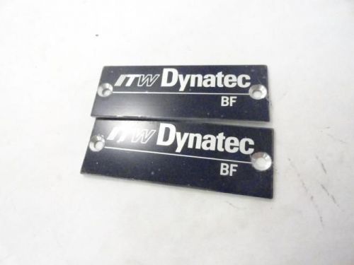 137621 New-No Box, Dynatec 103733 LOT-2 Block Plate, 2.70&#034; L, 0.97&#034; W
